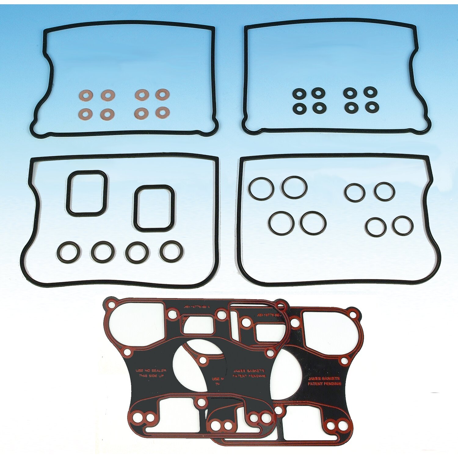 James, rocker cover gasket kit. Evo B.T. RCM
