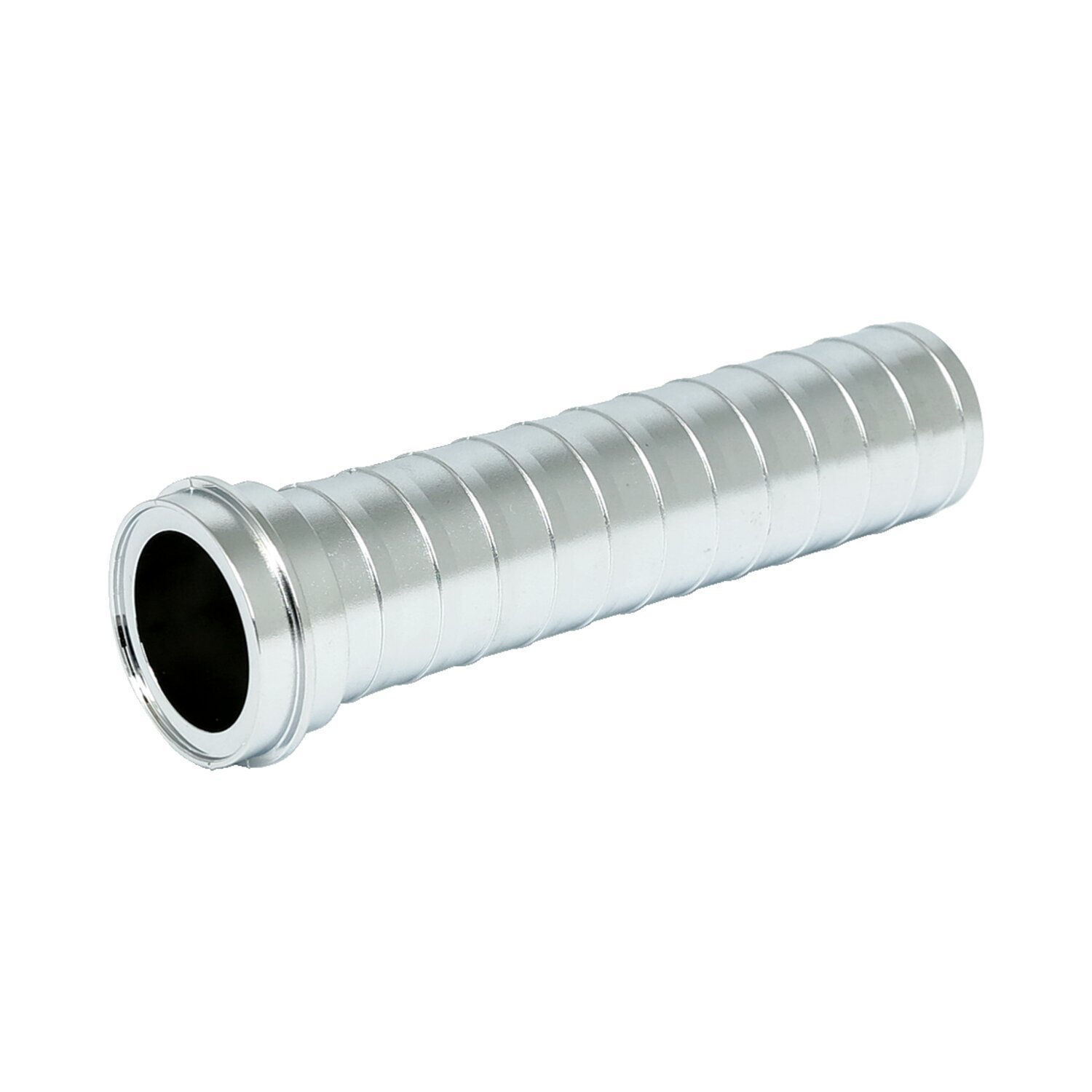 Replacement throttle sleeve, for e-throttle, Silver, Chrome
