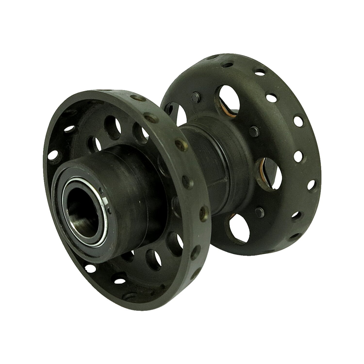 Reproduction Star hub, for OEM axle, Black, Matte