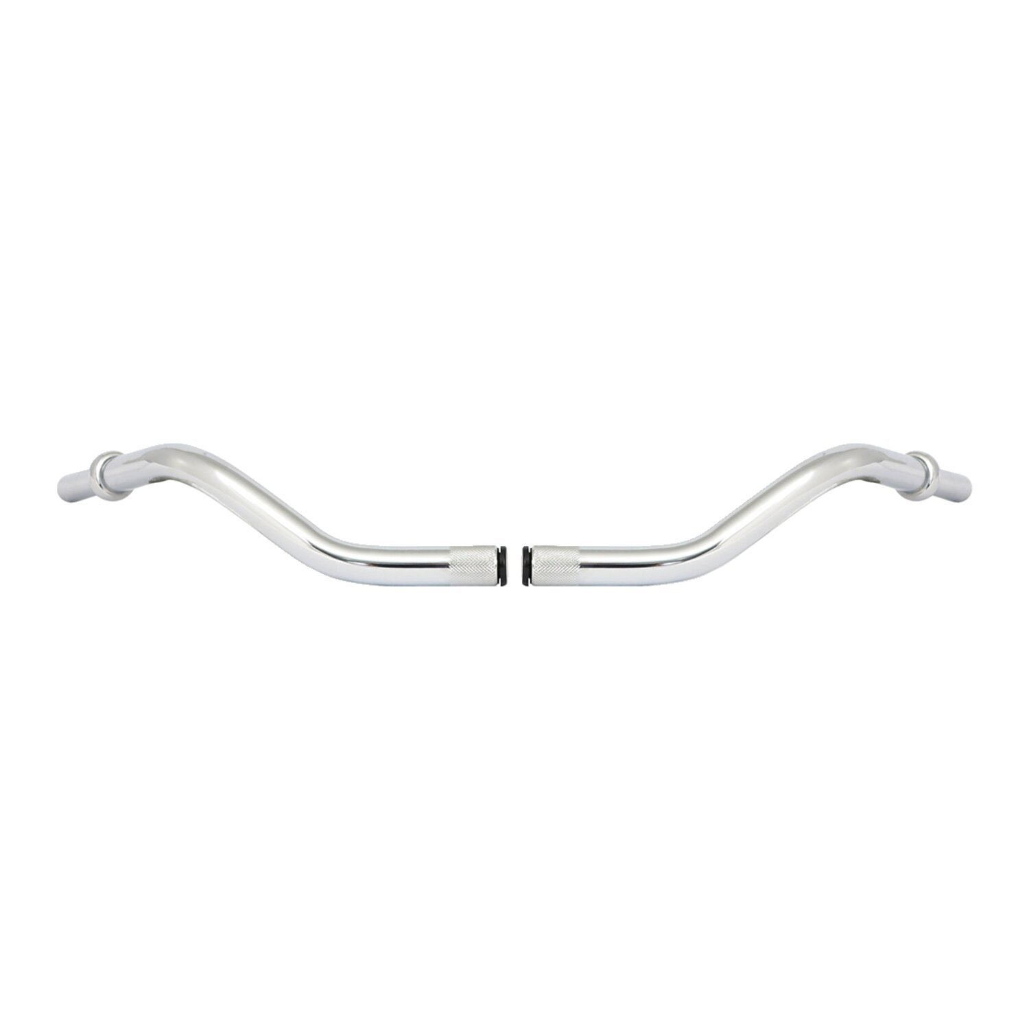 Early 2-piece handlebar, Silver, Chrome