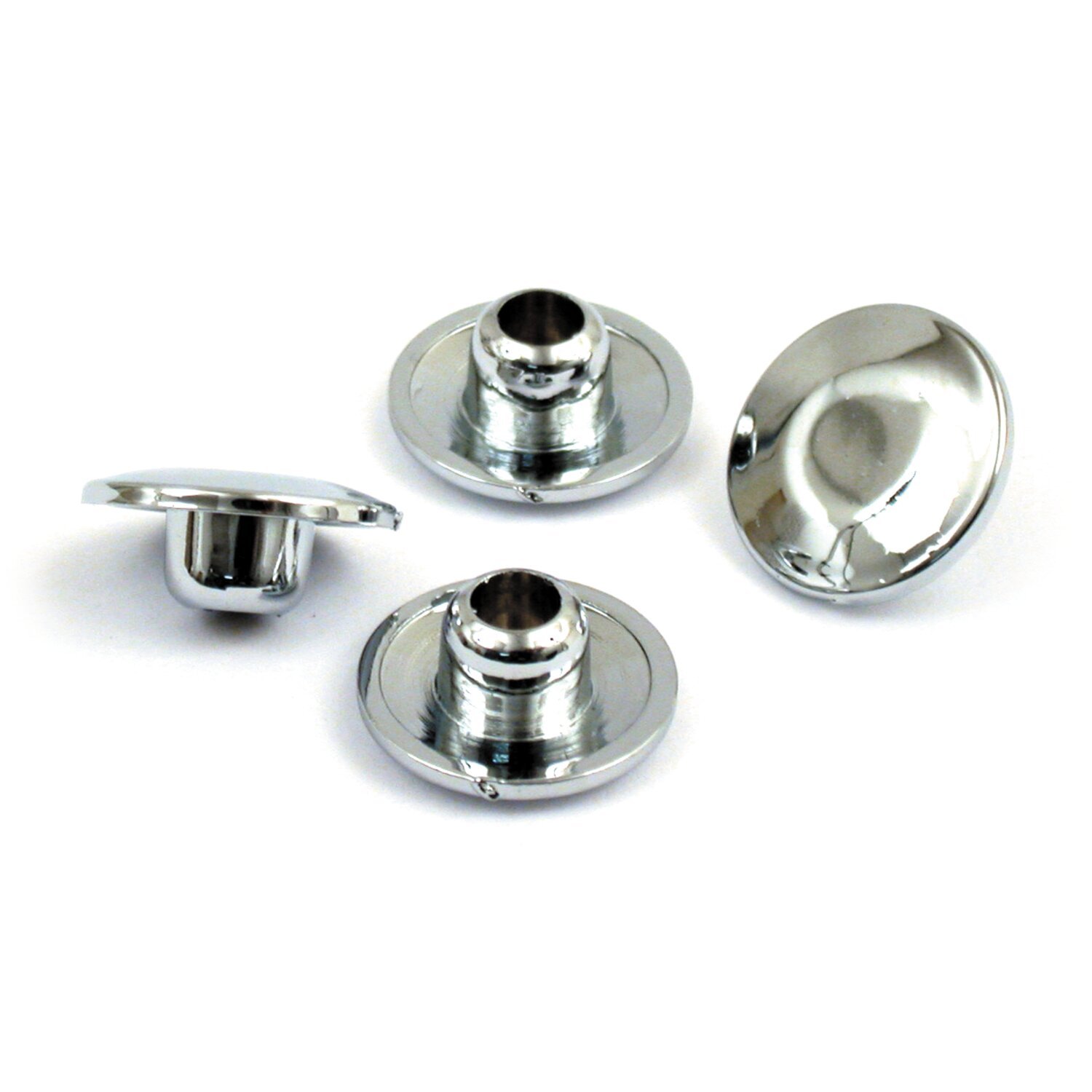 Push-in mushroom allen head plugs 5/16, Silver, Chrome