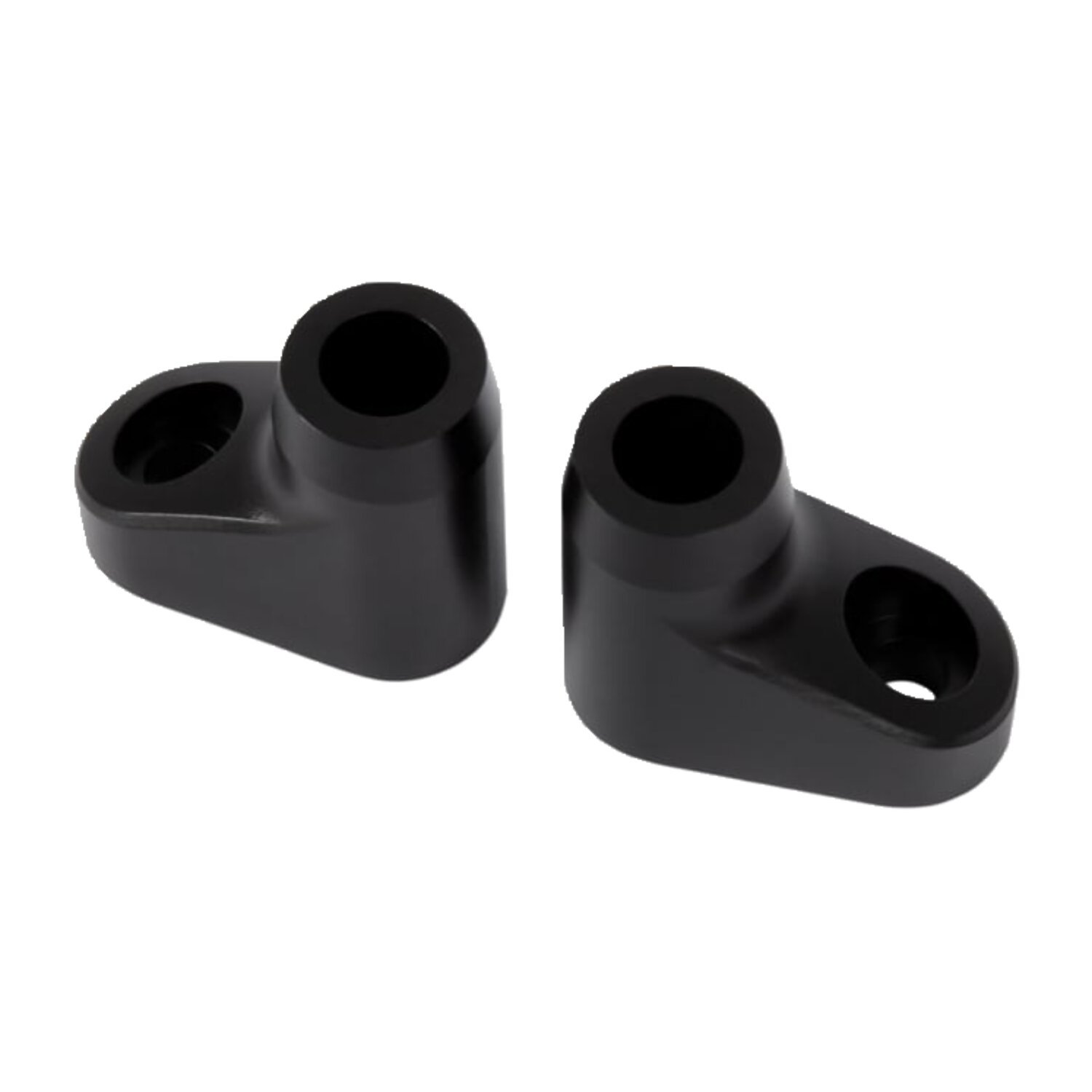 Motone, turn signal brackets for LC Triumph, 8mm, Black, Matte