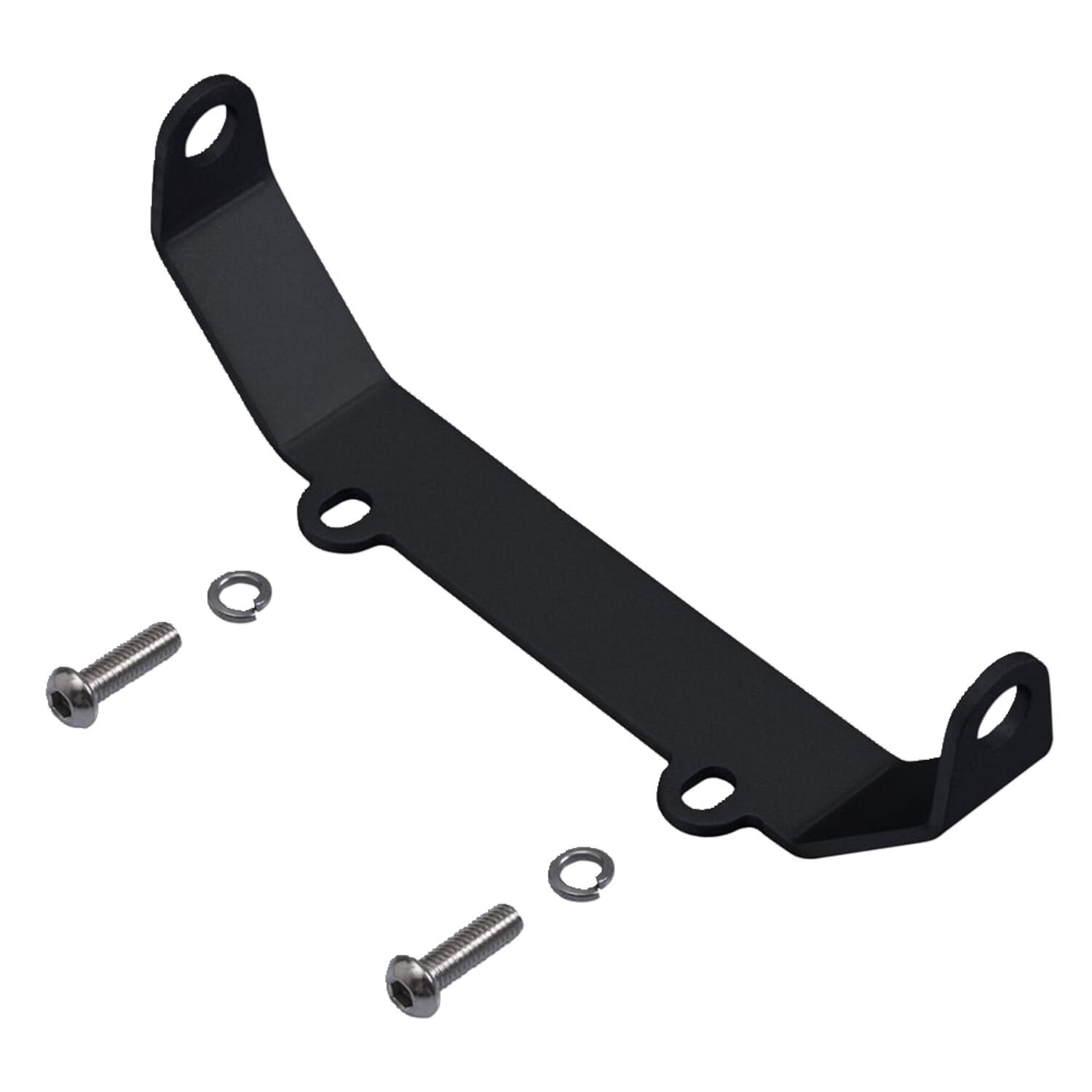 Motone, turn signal relocation bracket, front, Black, Matte