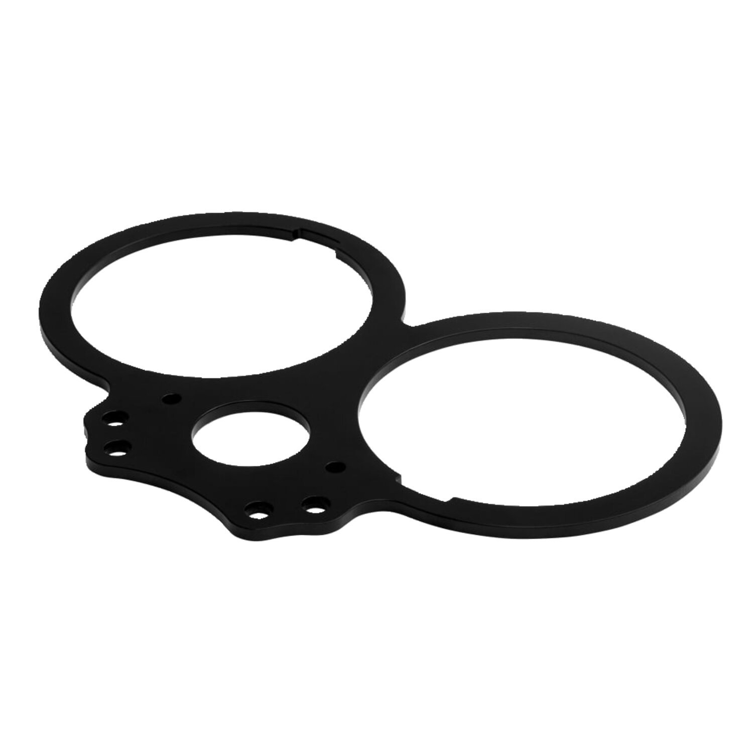 Motone, lay flat gauge mount, Black, Matte