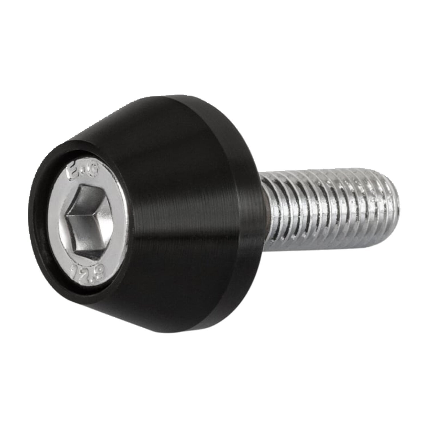 Motone, shock absorber dress up kit, Black, Polished