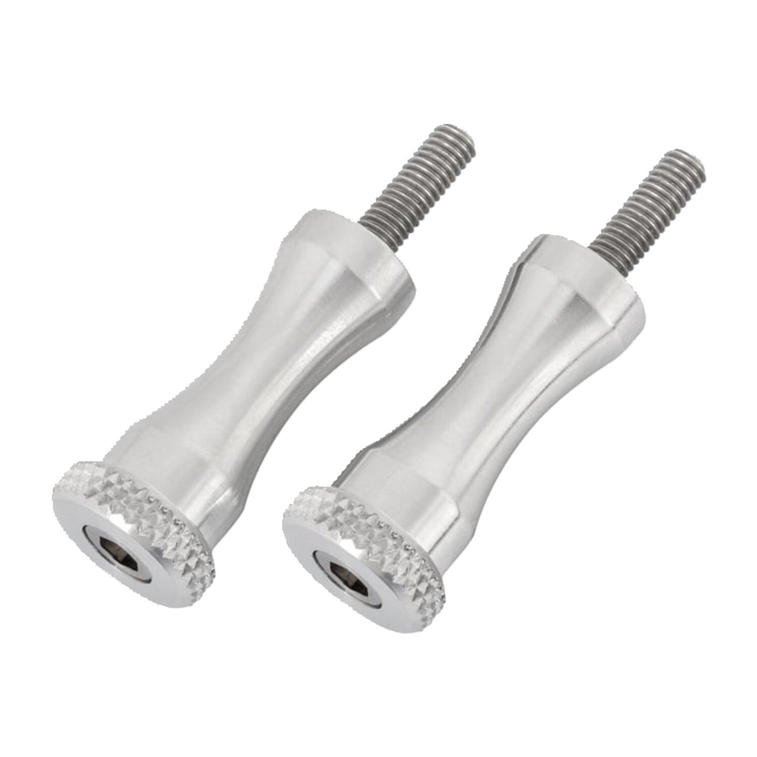 Motone, medium quick release seat bolts. 45mm, polished