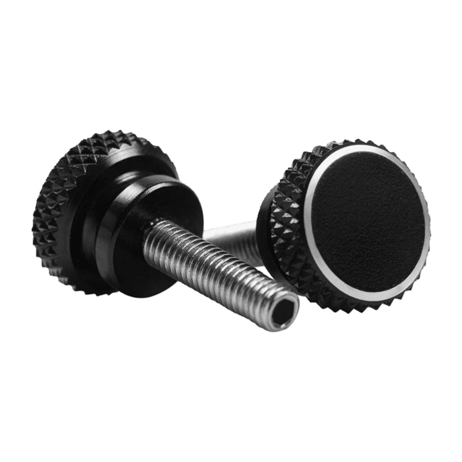 Motone, quick release Thruxton seat cowl bolts, Black