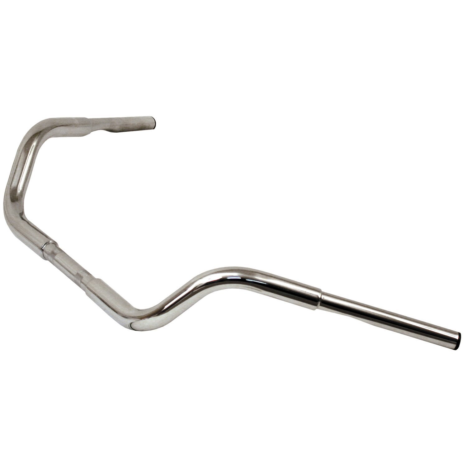 Fatbar, 1-1/4" Dresser style, Silver, Chrome