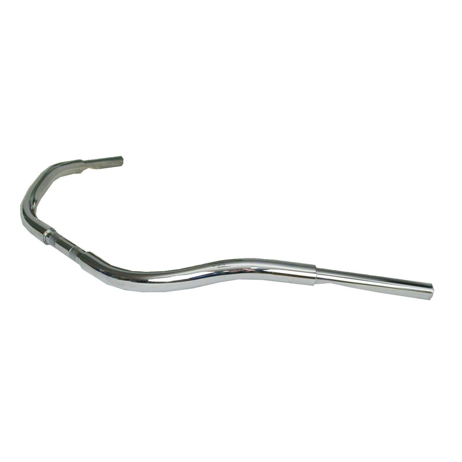Fatbar, 1-1/4" beach bar style, Silver, Chrome