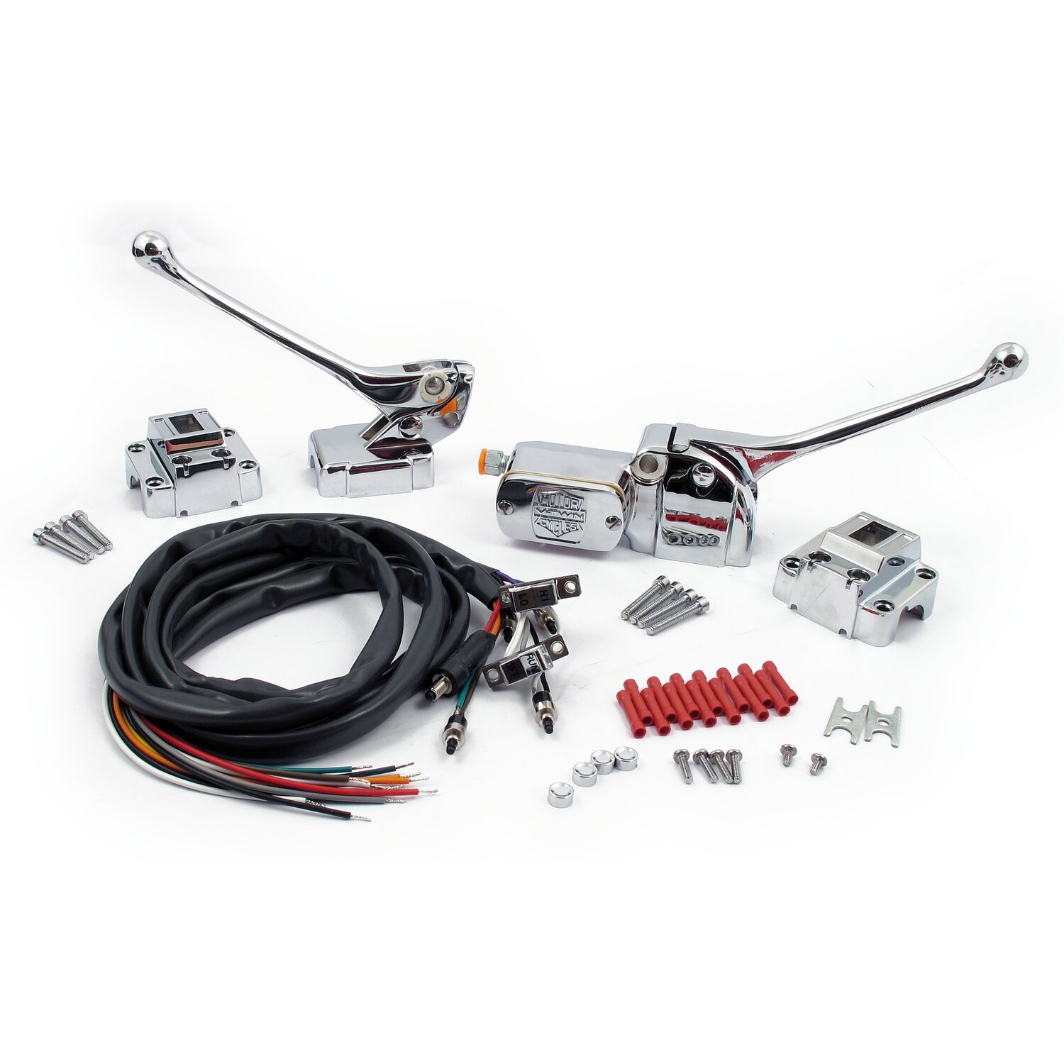 Chrome handlebar control kit
