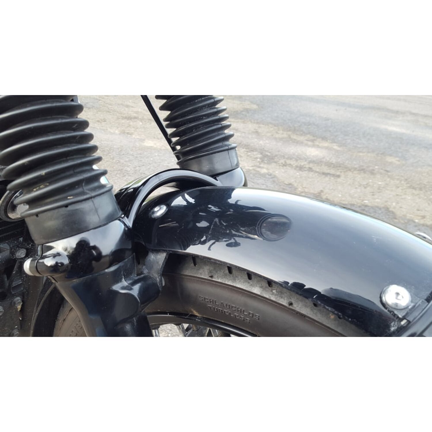 Motone, fork brace MK.II, Black, Matte