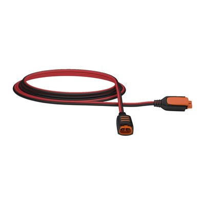'The CONNECT – Extension Cable' is 2.5 meters long and used when the battery is too far away from the charger to plug-in. Plugs into the CTEK charger’s 'Comfort Connect' accessory plug and attach the other end to the CTEK 'Comfort Connect' connectors on your CTEK accessories.