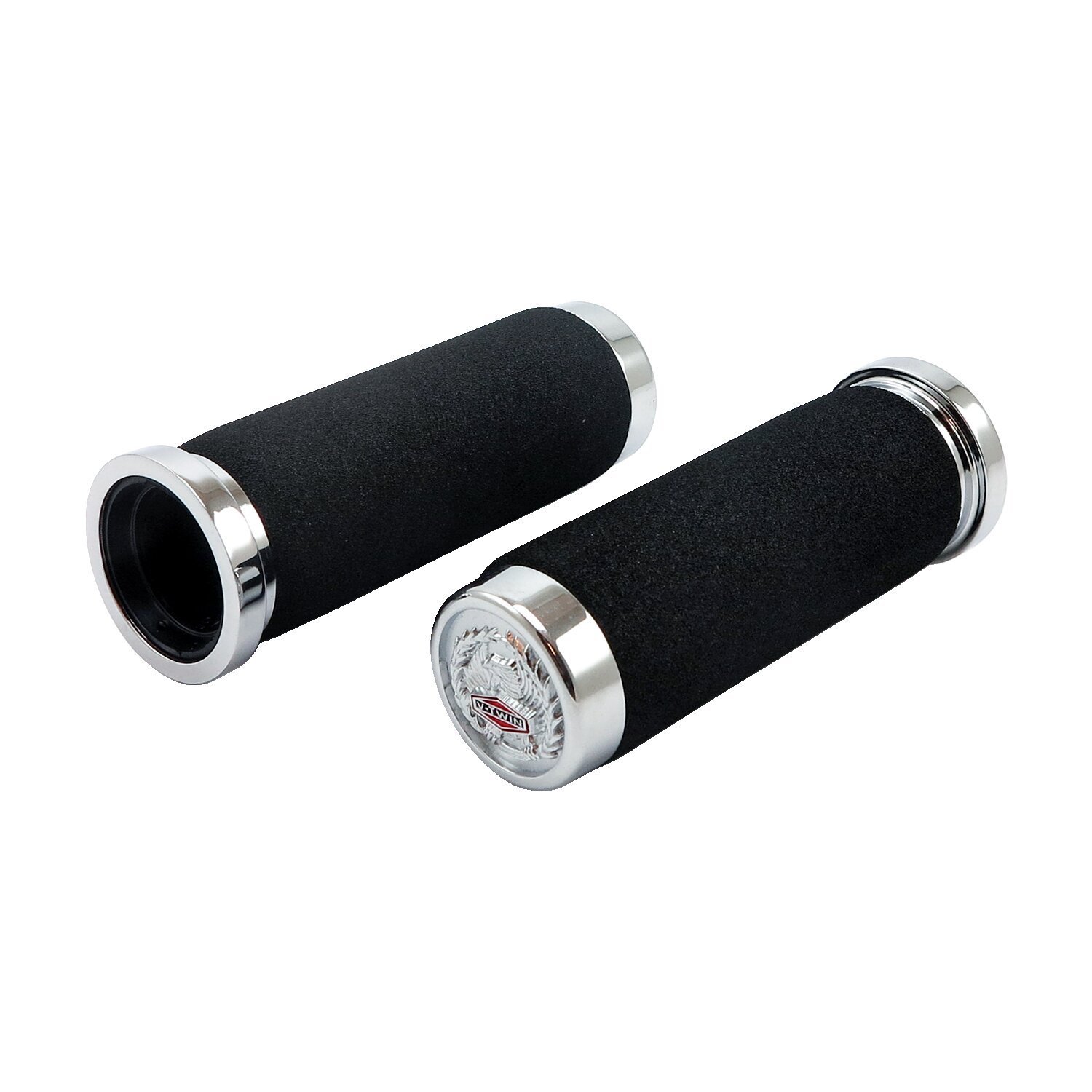 Handlebar grip set, Cushion with Eagle end caps
