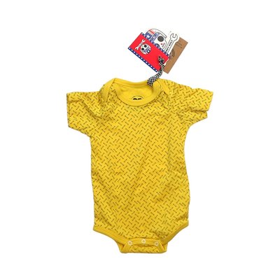 Bobby Bolt, born to be bold! Adventurous, streetwise, rebel, brave, naughty. For the coolest little humans the Wrench bodysuit is made from soft 100% organic cotton jersey fabric for ultimate daily comfort. Be bold be brave!