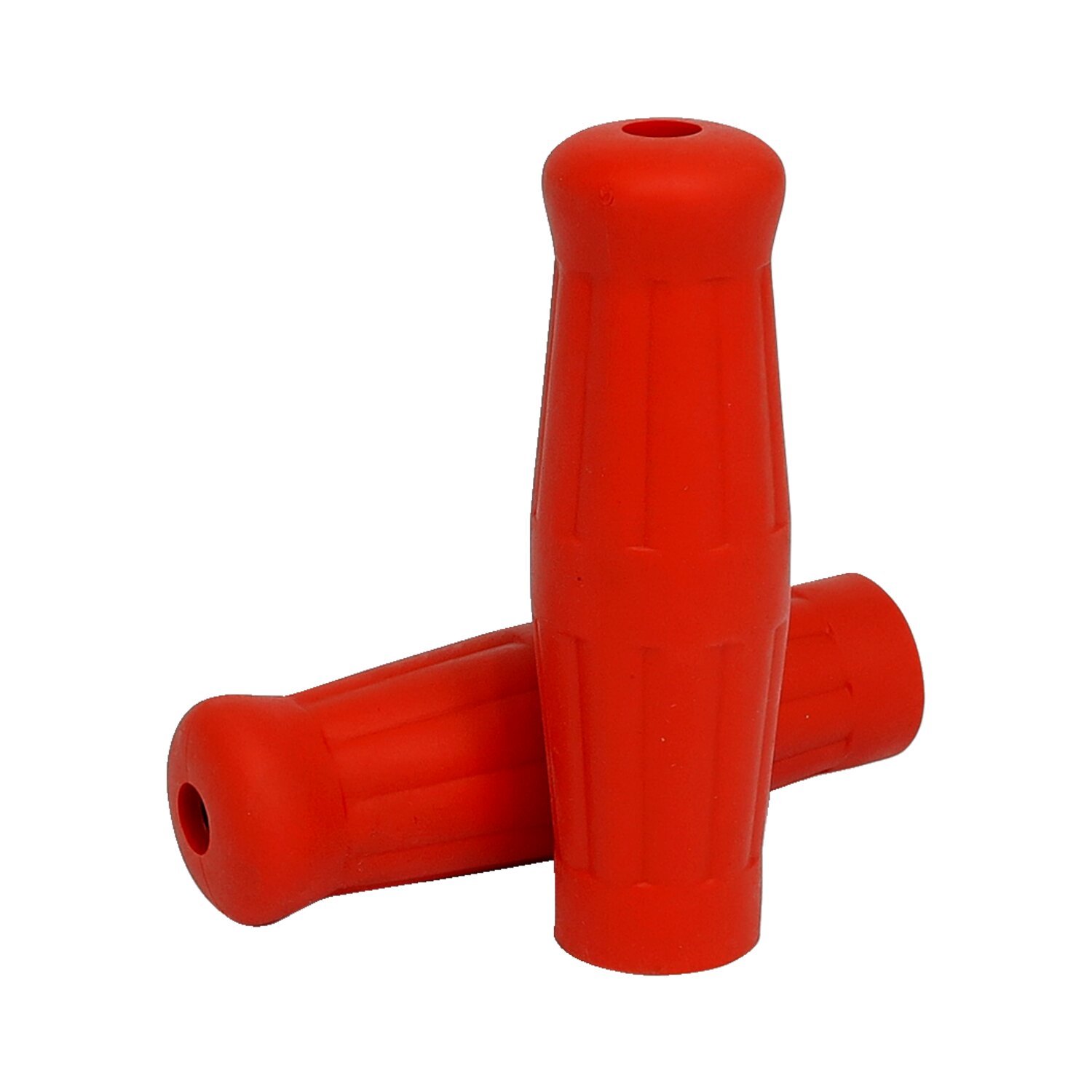 Vintage style 7/8" grips, Red