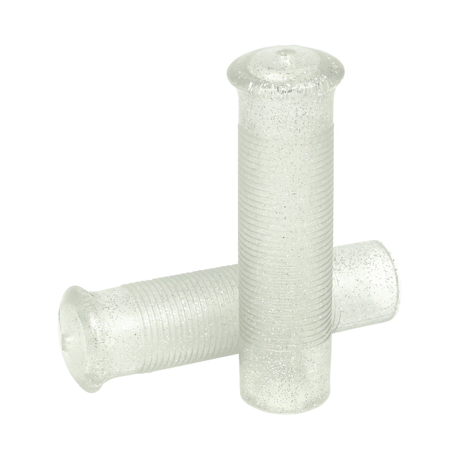 Anderson 1" grips, glitter Silver, Clear