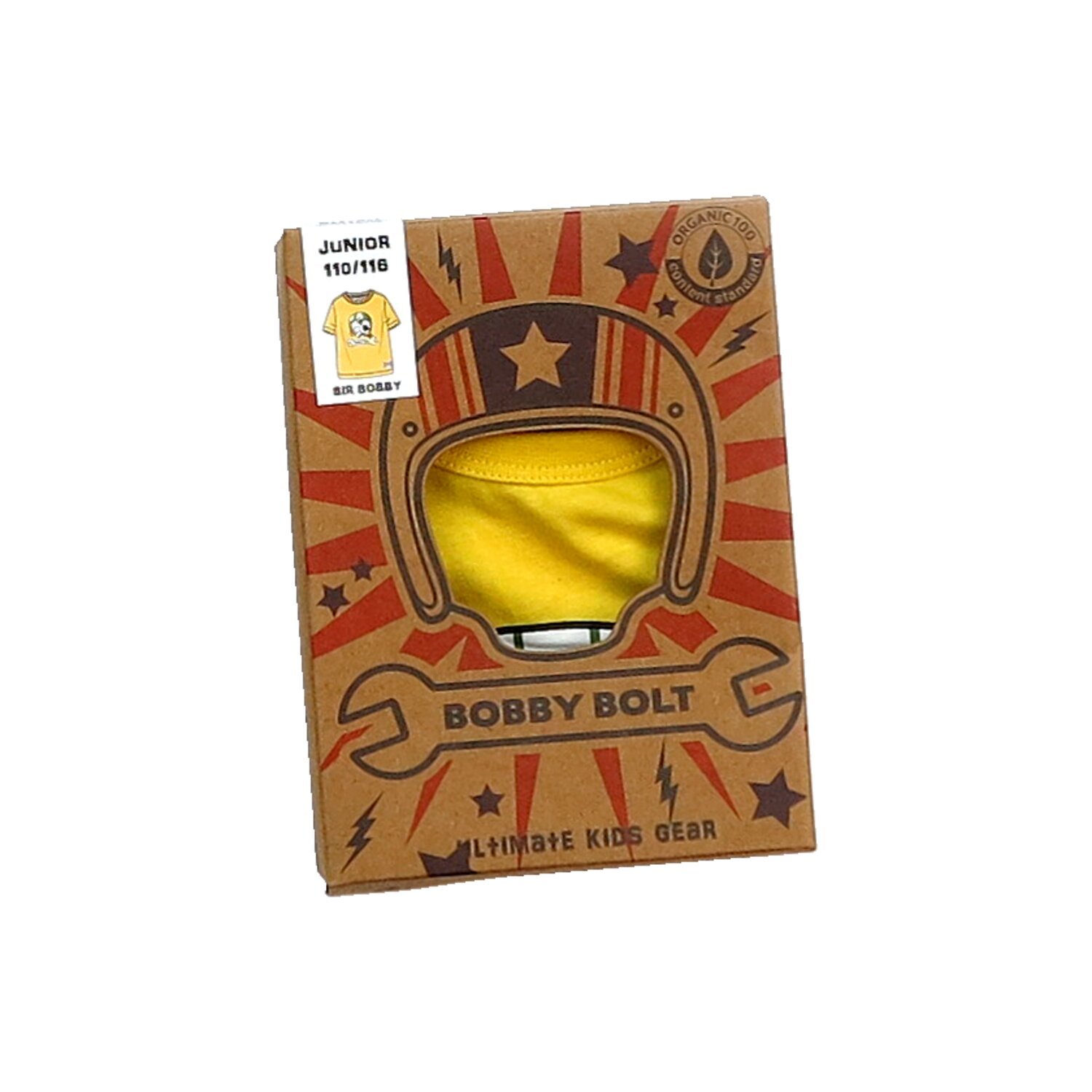 Bobby Bolt Sir Bobby t-shirt, Yellow, 158/164