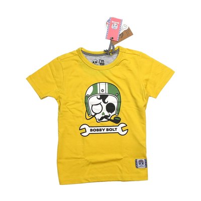 Bobby Bolt, born to be bold! Adventurous, streetwise, rebel, brave, naughty. For the next generation bikers we have the Sir Bobby t-shirt made from soft 100% organic cotton jersey fabric for ultimate daily comfort. Be bold be brave!