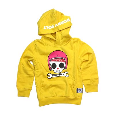 Bobby Bolt, born to be bold! Adventurous, streetwise, rebel, brave, naughty. For the coolest little humans we have the Bibbi hoodie made from soft 100% organic french terry cotton fabric for ultimate daily comfort. Be bold be brave!