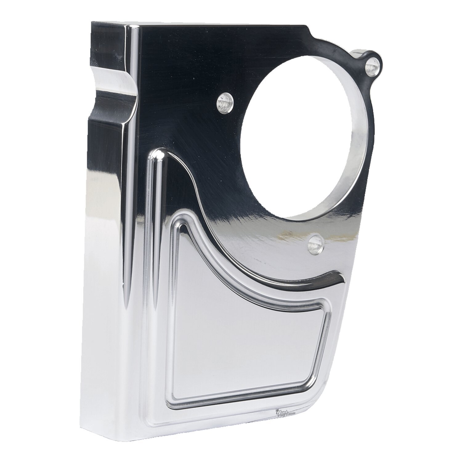 Vity's Design, throttle servo cover, Silver, Chrome