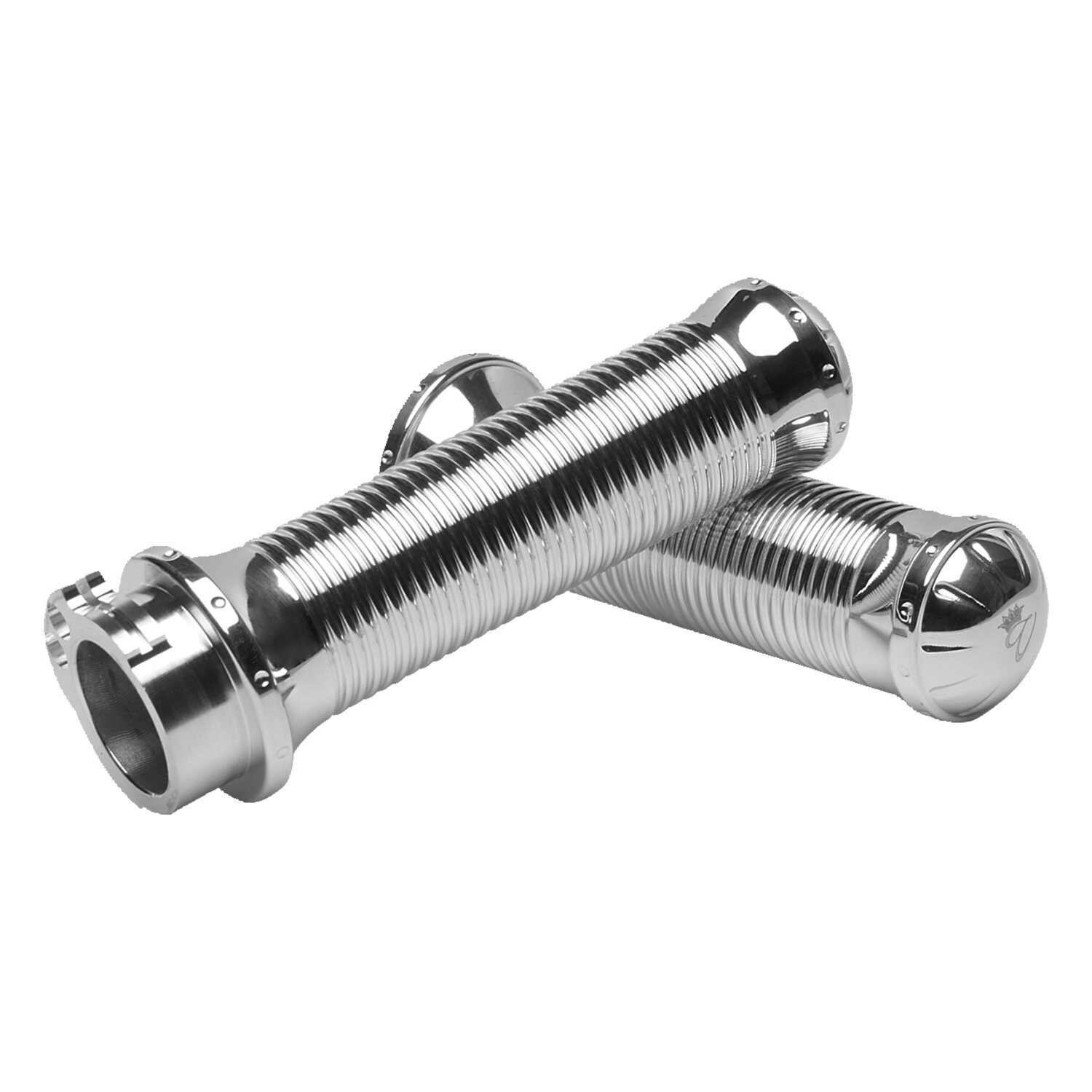 Vity's Design, Misano handlebar grip set, Chrome