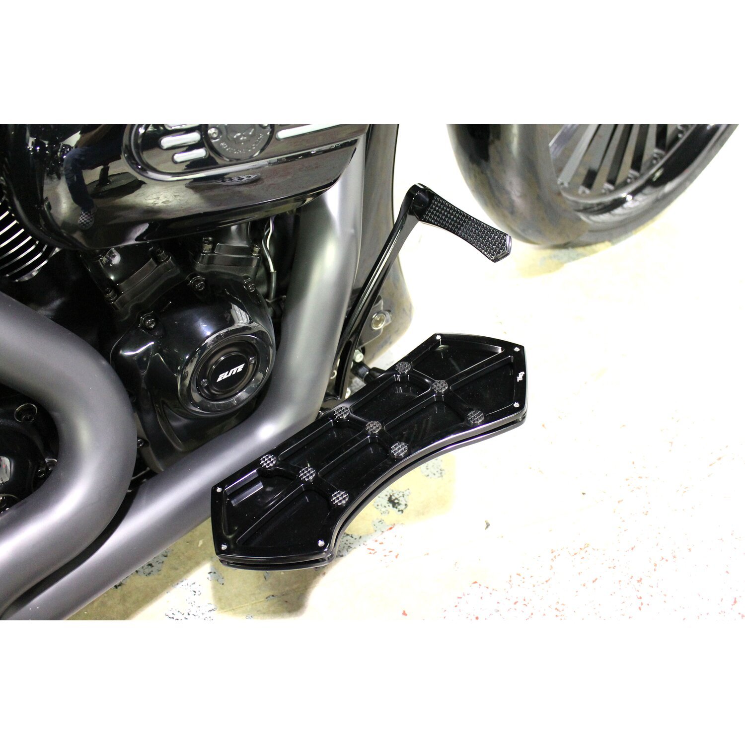 Vity's Design, Diamond rider floorboards, Black, Gloss