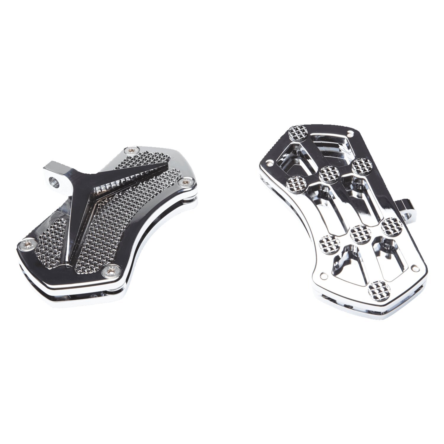 Vity's Design, Diamond passenger floorboards, Chrome