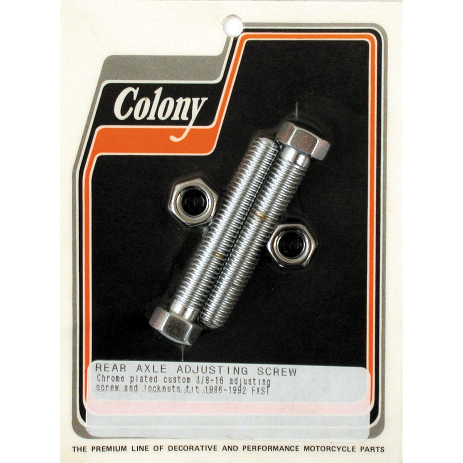 Colony axle adjuster kit, hex