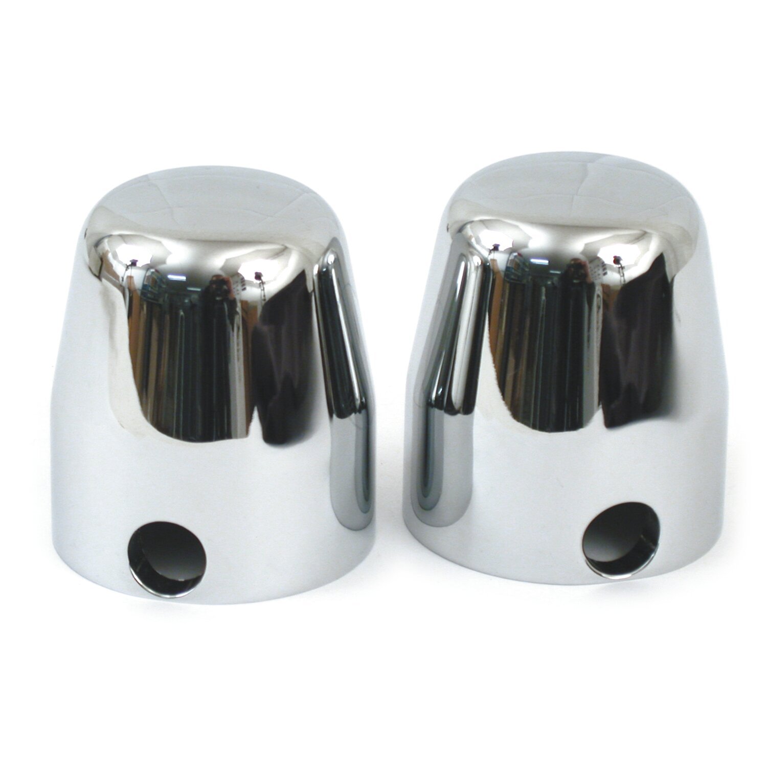Rear axle nut cap kit, Chrome