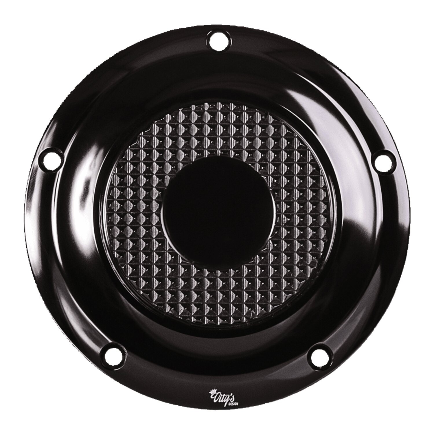Vity's Design, Diamond derby cover. Black, Gloss