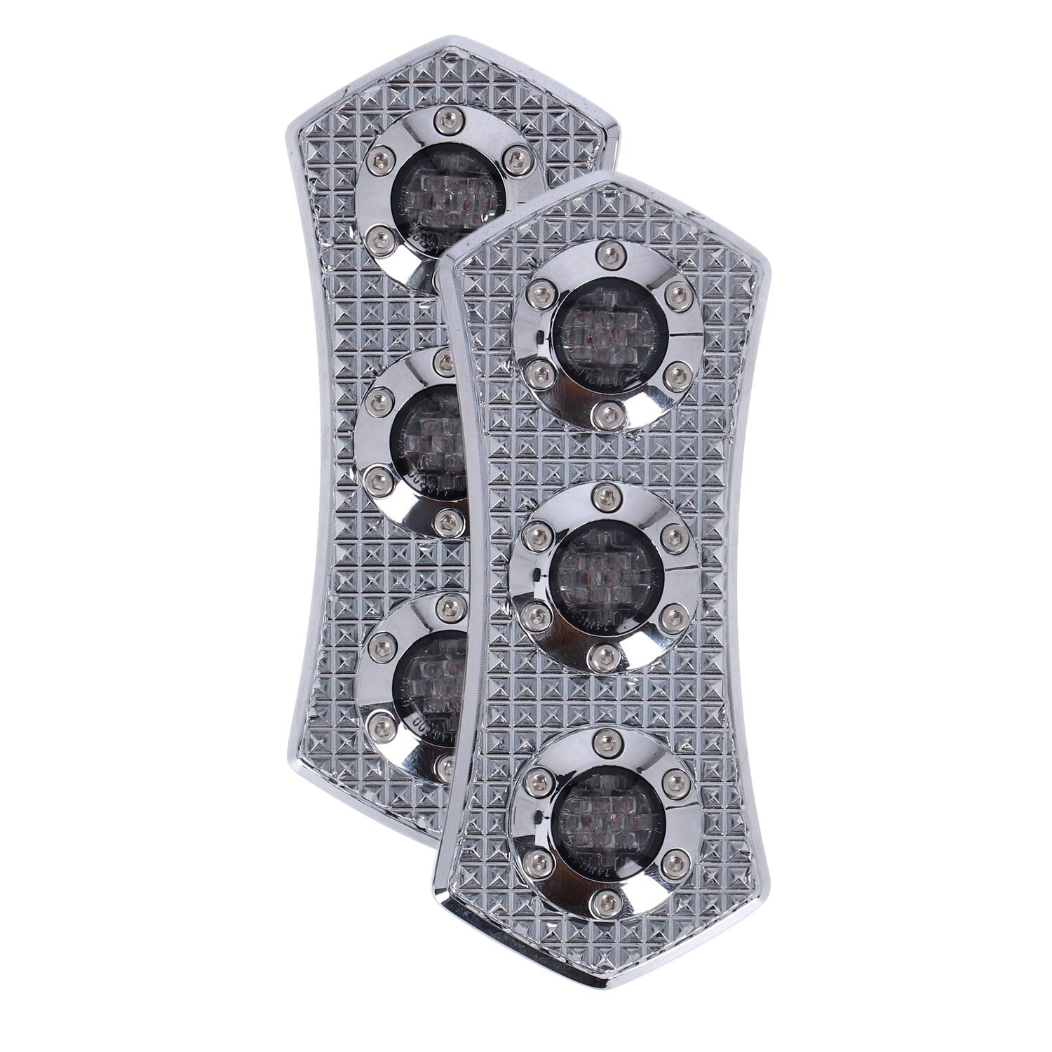 Vity's Design, Diamond LED 3-1 taillight set, Red, Chrome