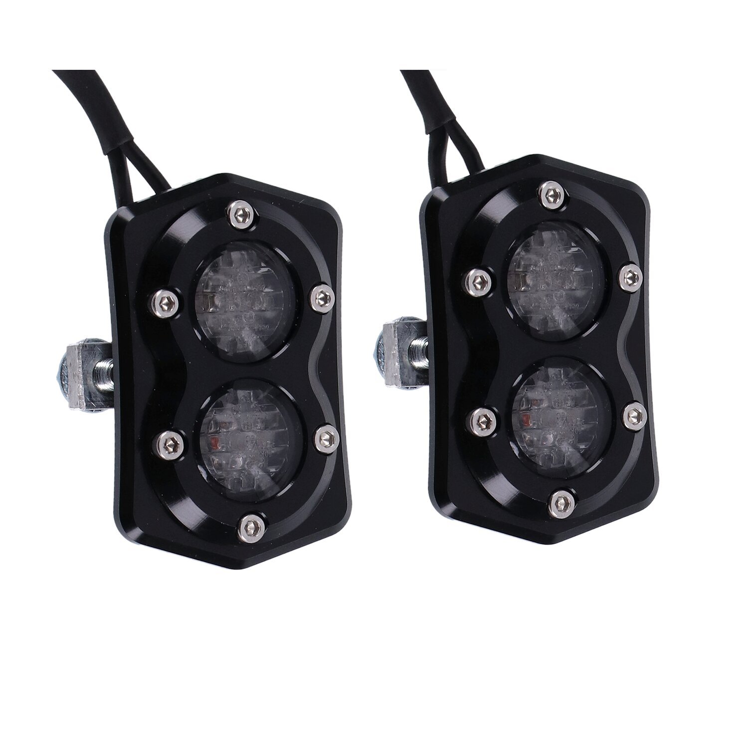 Vity's Design, Diamond LED taillight kit for antenna holes, Black, Gloss