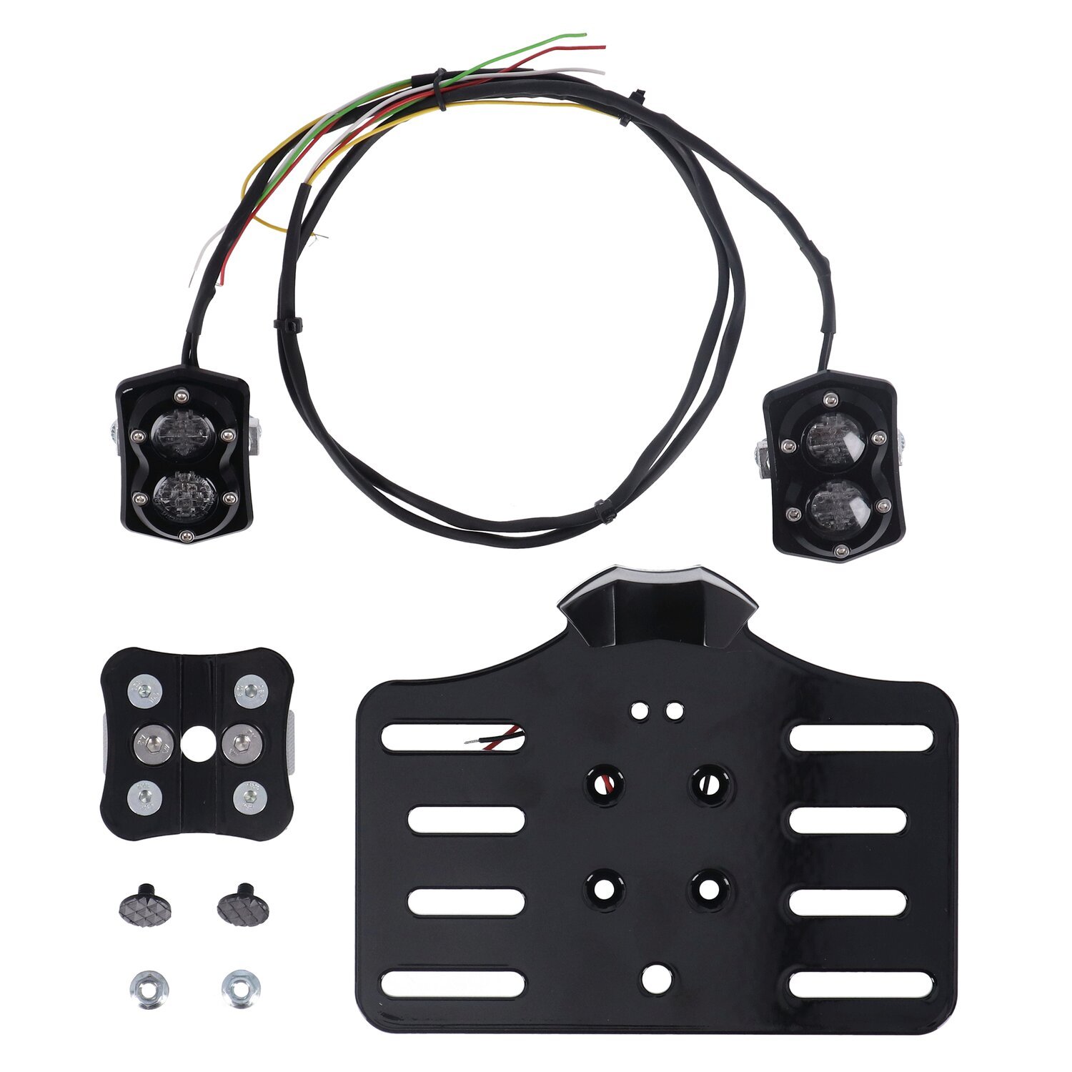 Vity's Design, Diamond LED taillight kit for antenna holes, Black, Gloss