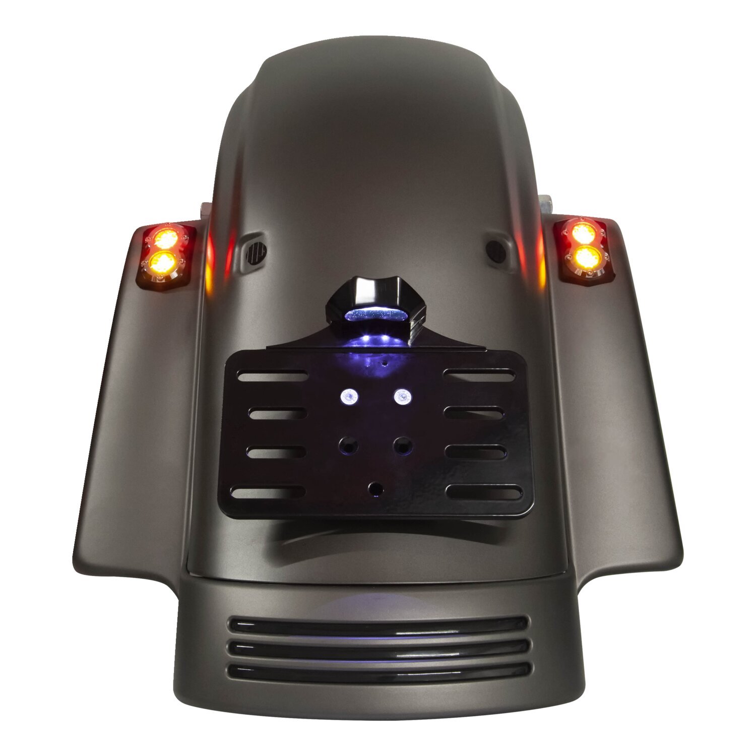Vity's Design, Diamond LED taillight kit for antenna holes, Red, Chrome