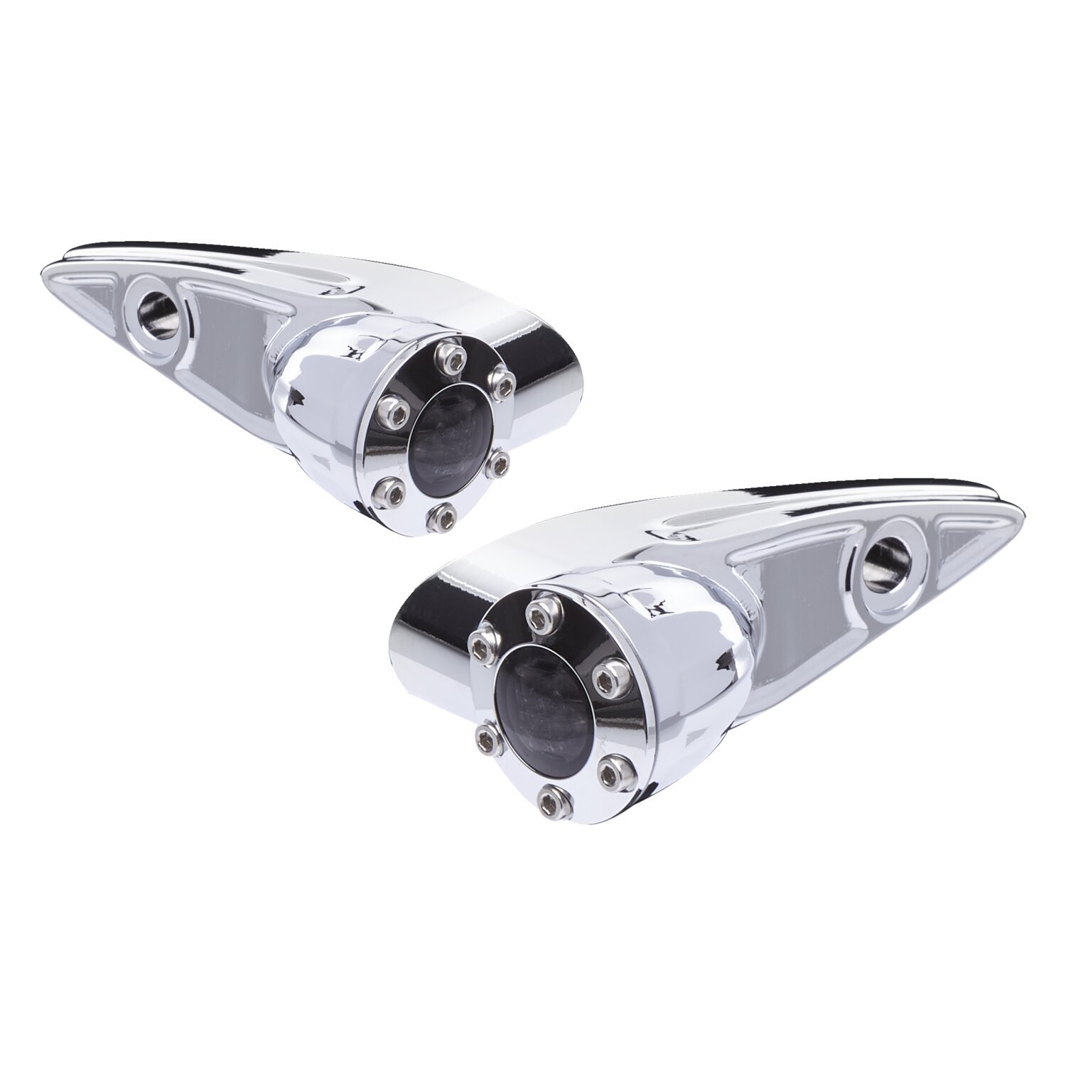 Vity's Design, Diamond front turn signals, chrome. ECE appr.