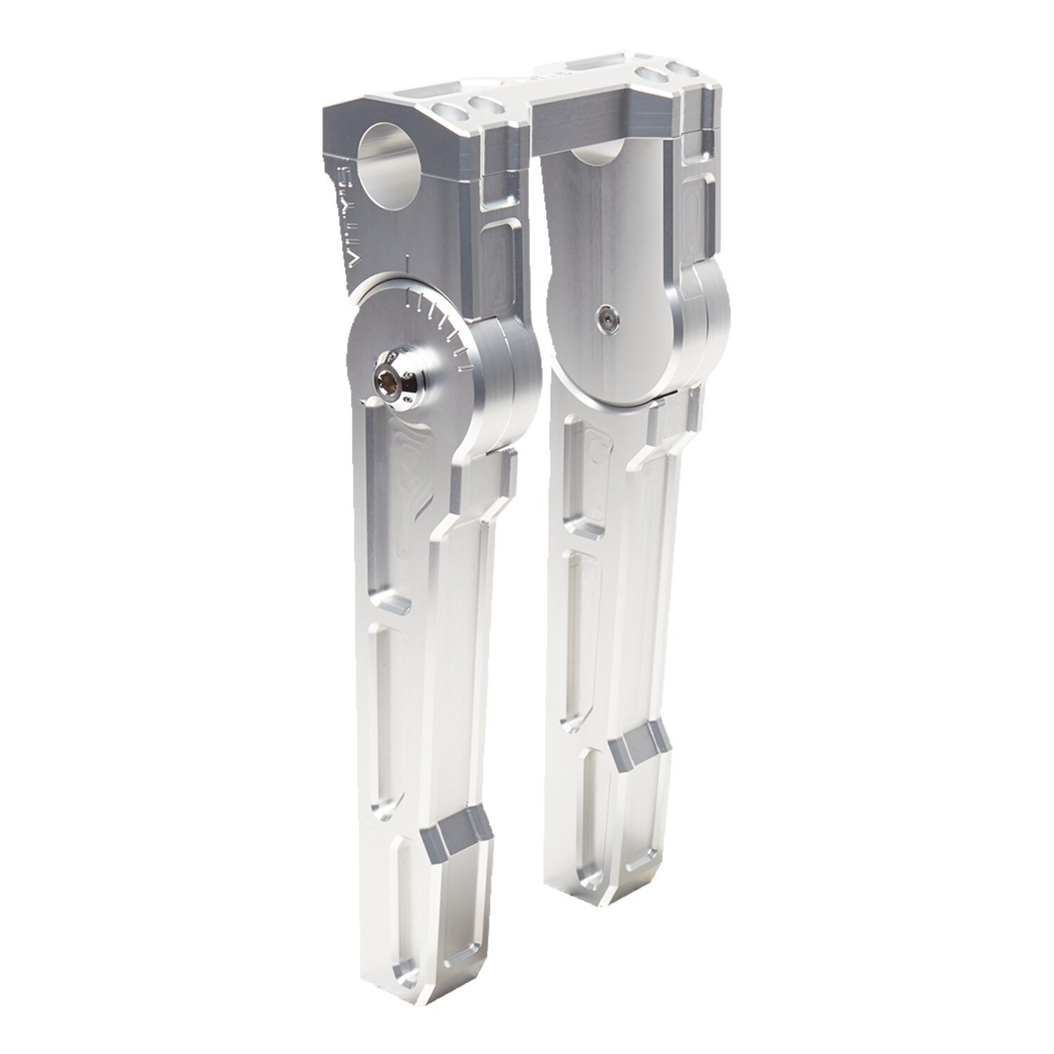 Vity's Design, 10" adjustable risers, Silver, Anodized