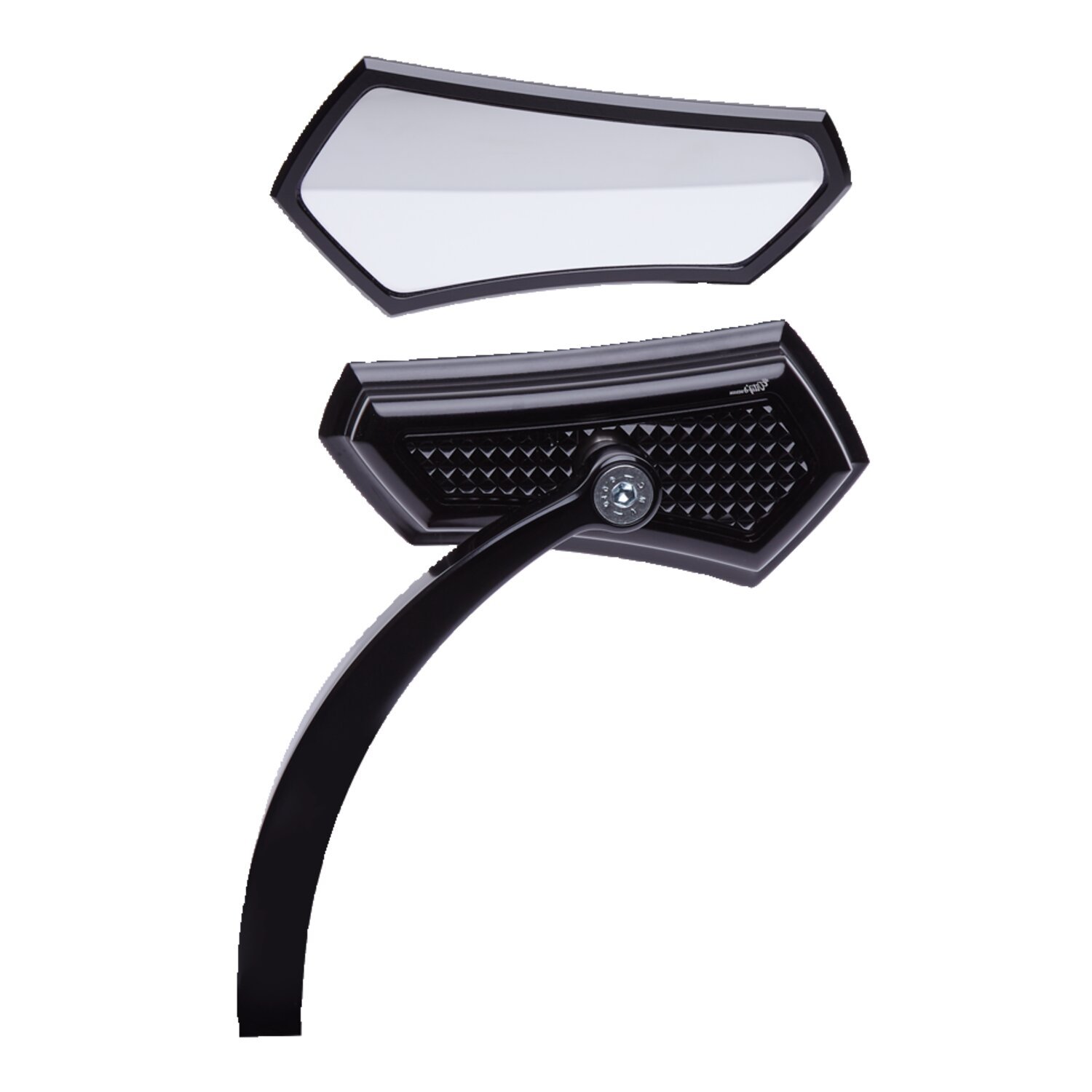 Vity's Design, Diamond mirror. Left side, Black, Gloss