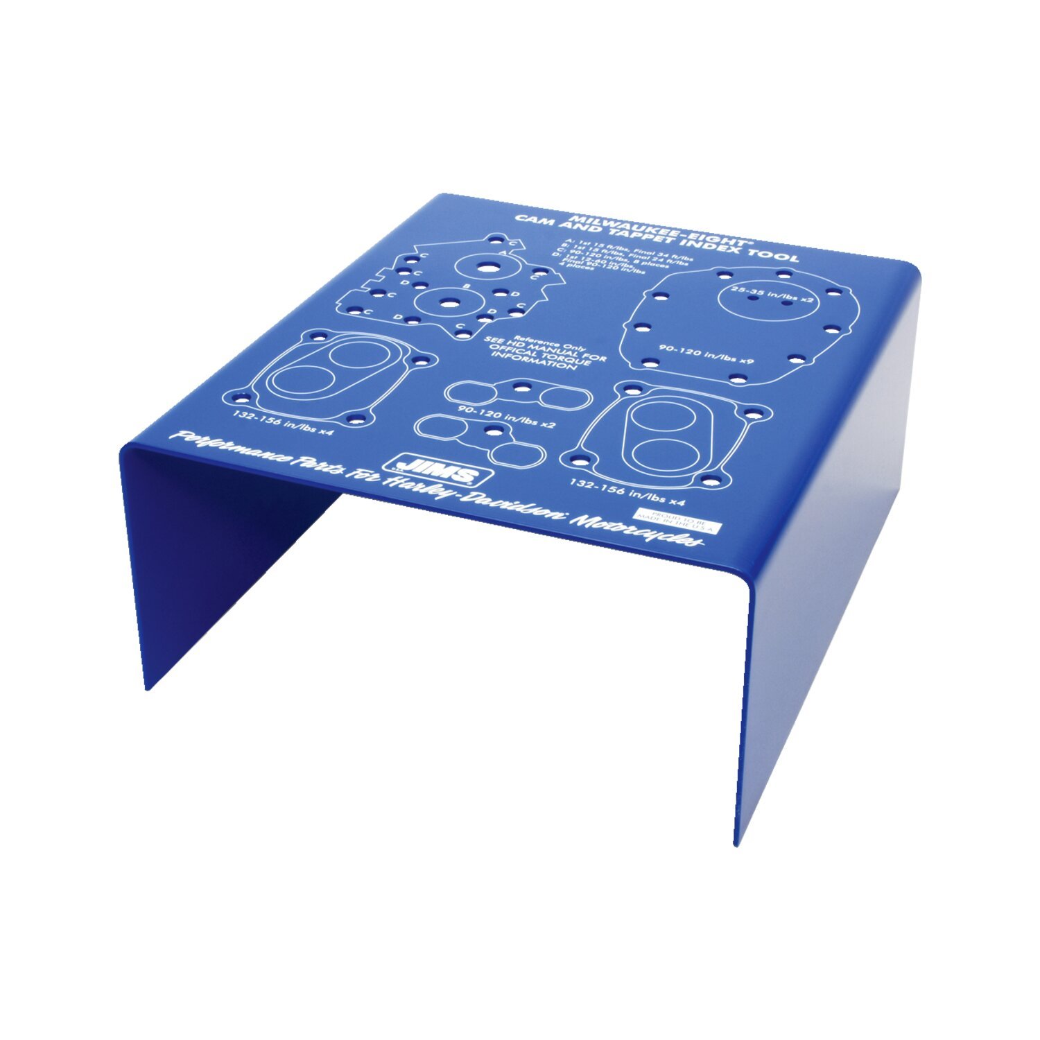 JIMS, M8 hardware organizer stand. Cam Chest, Blue