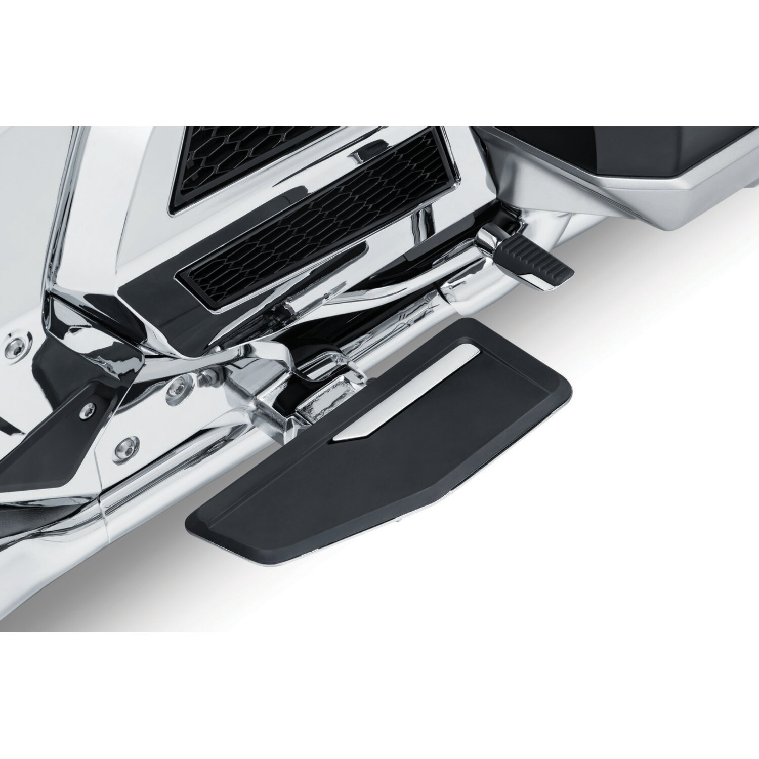 Kuryakyn, Omni floorboard, brake & shift peg kit, Silver, Chrome