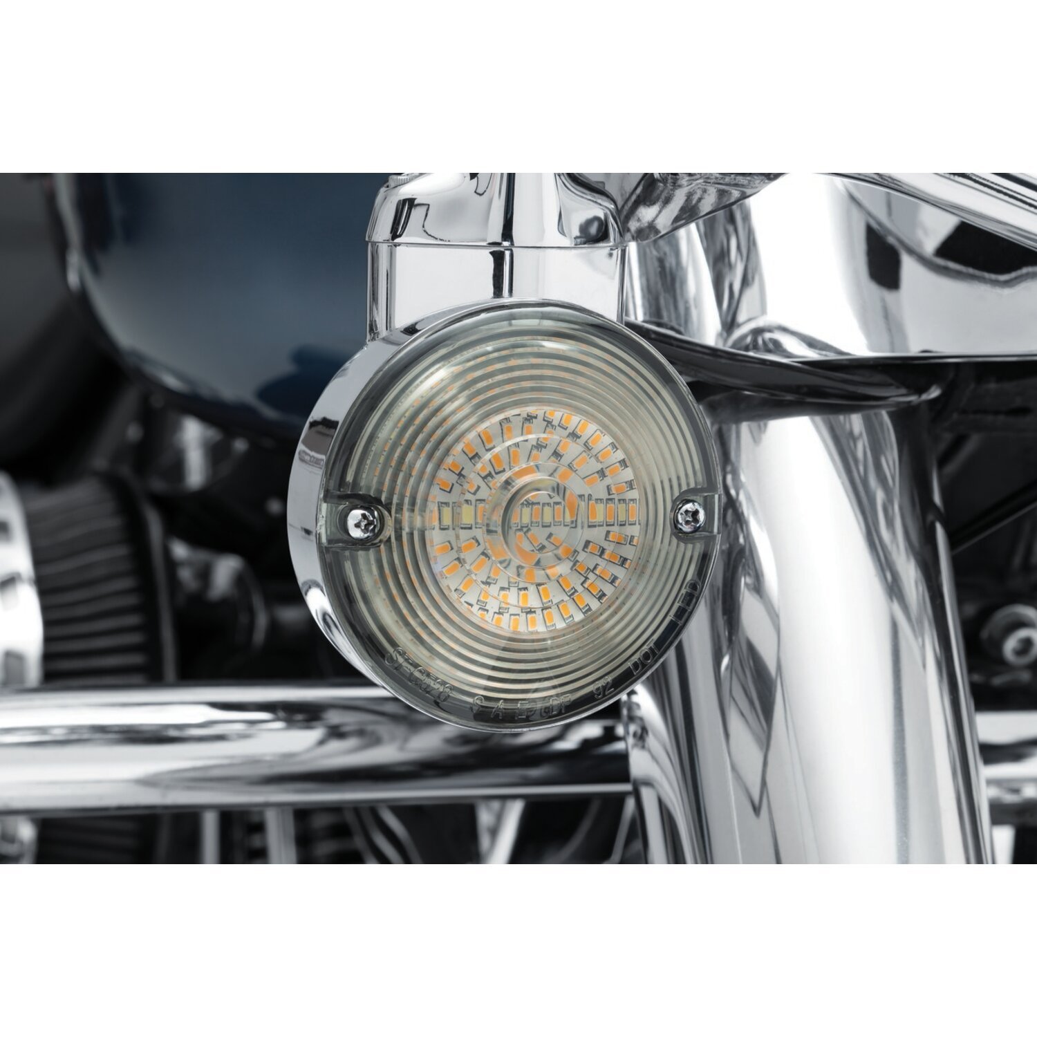 Kuryakyn, Luminez LED front turn signal inserts, 1157, White