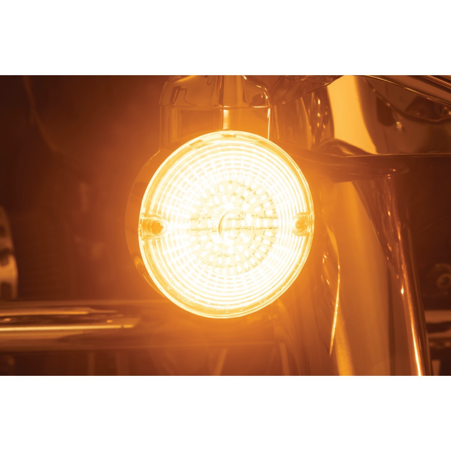 Kuryakyn, Luminez LED front turn signal inserts, 1157, White