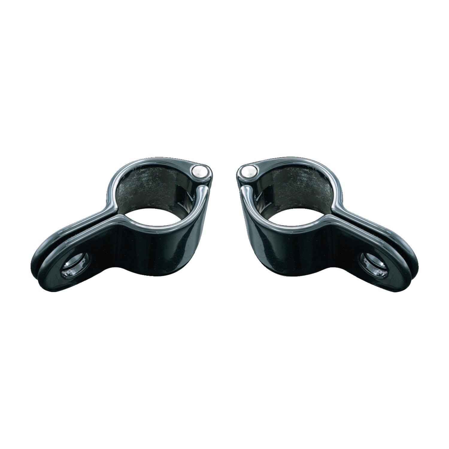 Kuryakyn, Magnum quick clamps, 1" (25.4mm, Black, Gloss