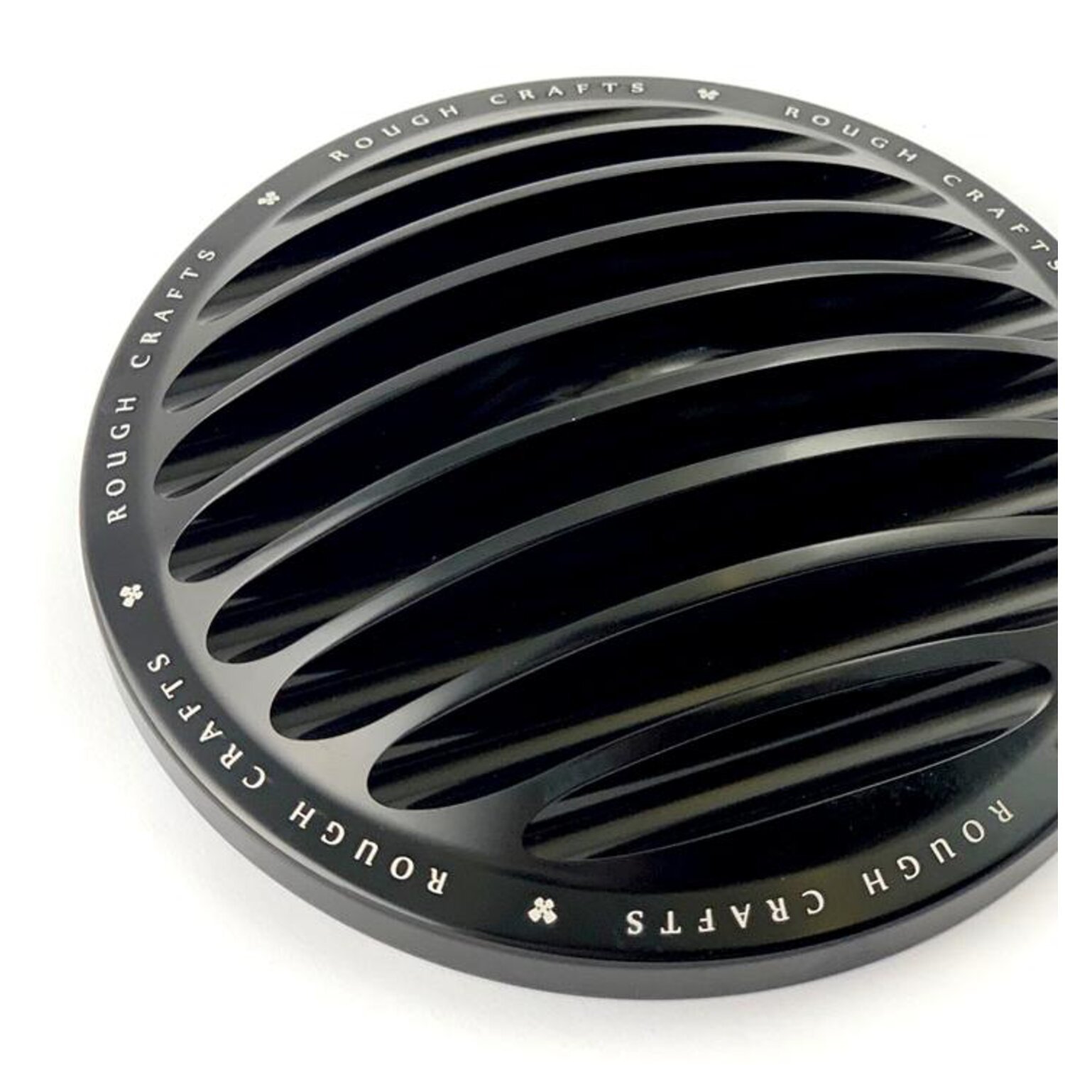 Rough Crafts, air cleaner cover for Big Sucker, Black, Matte