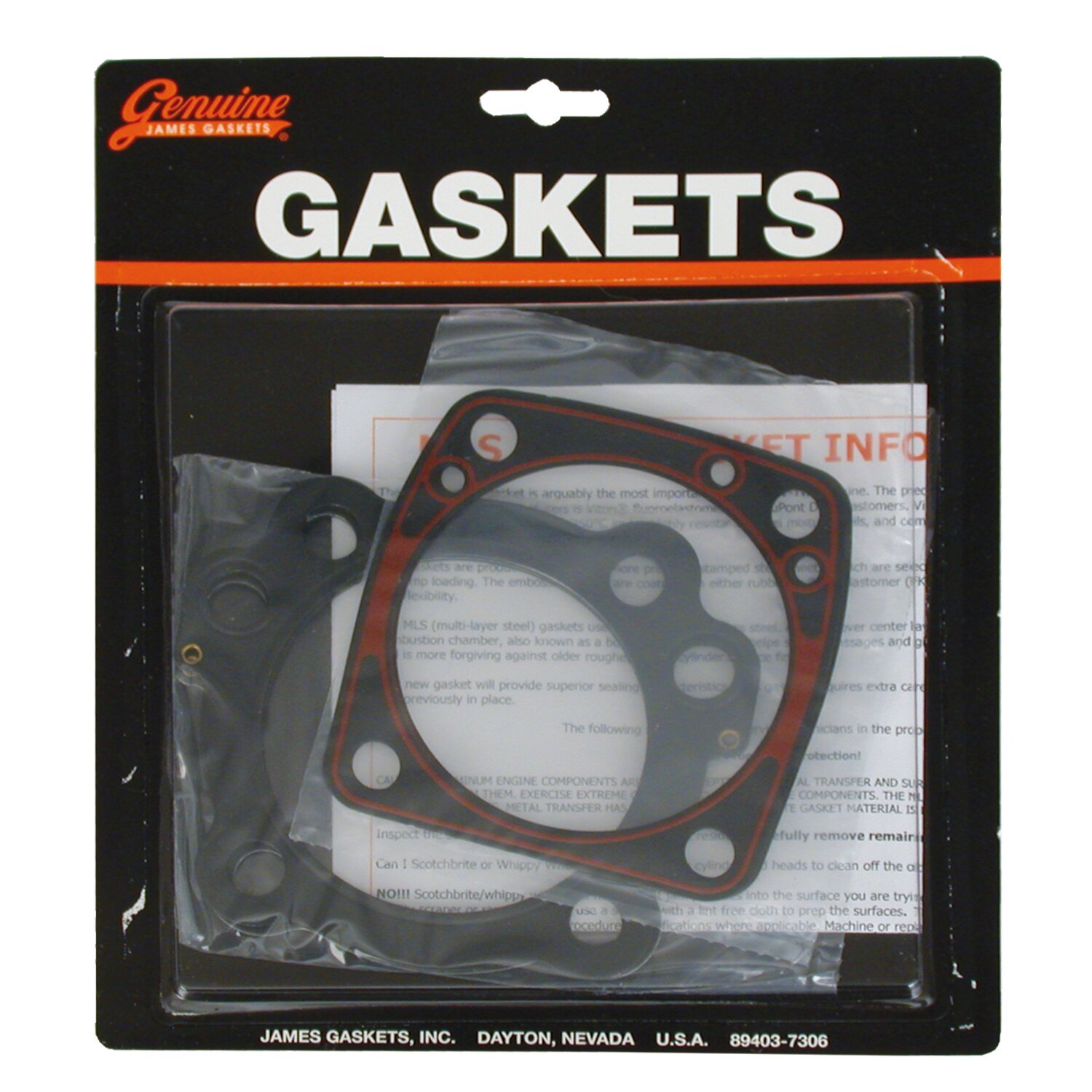 James, Evo head & base gasket kit. MLS/RCM