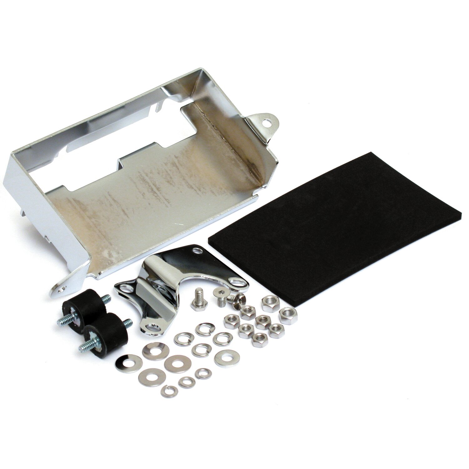 Battery carrier tray, Chrome