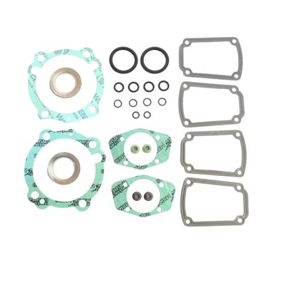 This engine oil seal kit includes all the oil seals in the engine and meets OEM specifications.