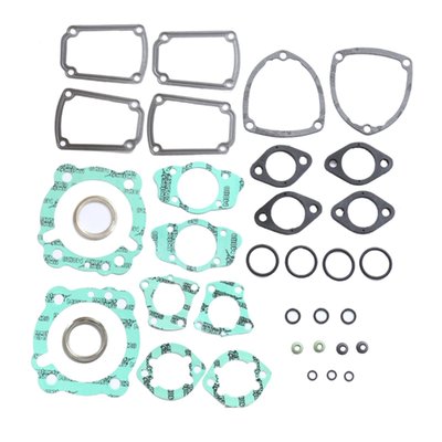 This engine oil seal kit includes all the oil seals in the engine and meets OEM specifications.