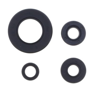 This engine oil seal kit includes all the oil seals in the engine and meets OEM specifications.