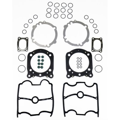 The Athena top end gasket kits include all necessary gaskets to rebuild the top end of the engine from the base gasket up. Kit includes all rubber gaskets, such as valve cover gaskets, o-rings and valve stem seal. High temperature blue silicon beading on most critical flat gaskets.