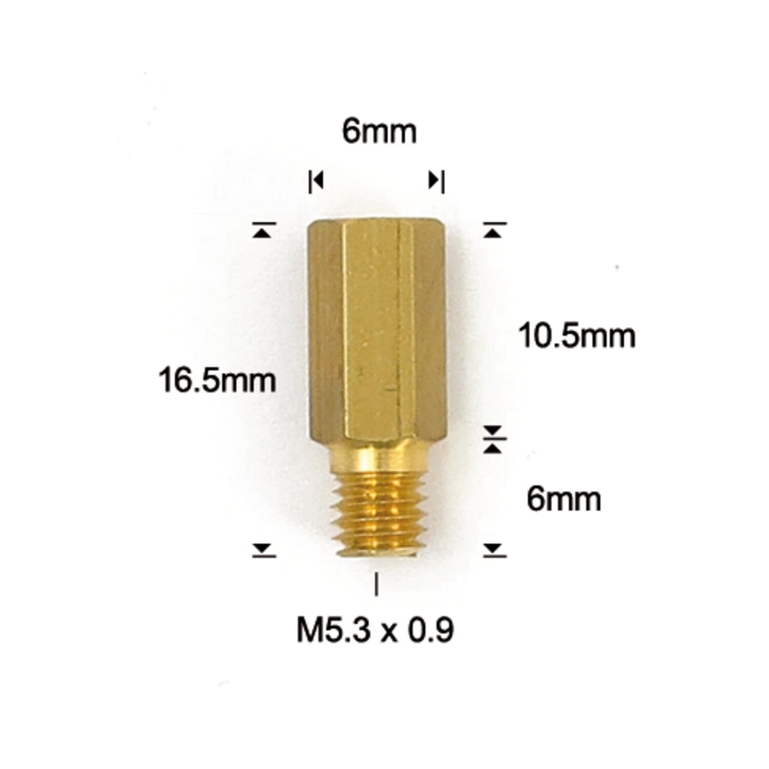 EBC Keihin hex head main jets 99101-357, size 125